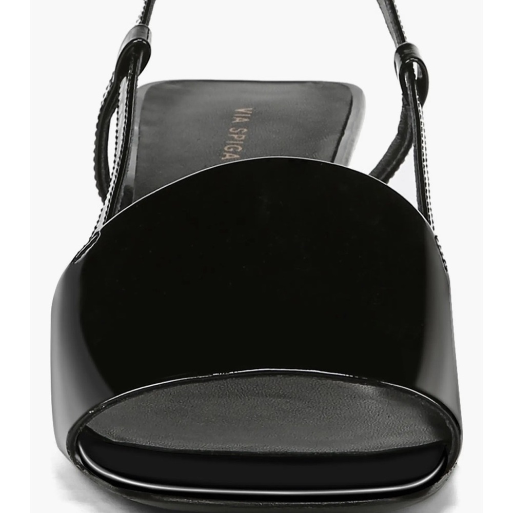 Via Spiga Black Patent Leather Heels - Picture 4 of 9